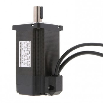 Zestaw silnika bezszczotkowego prądu stałego 300 W 48 V i sterownika BLDC OK60BLS108-430-30J5+OK3BL30ZR 95,55 Ncm 3000 obr./min 3 fazy