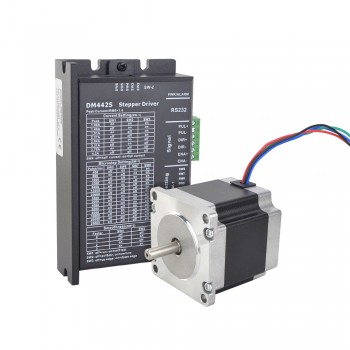 Zestaw silnika krokowego Nema 23 + sterownik 1,26 Nm 1-DM442S-23HS22 silnik krokowy ze sterownikiem