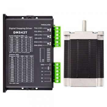 Zestaw silnika krokowego Nema 23 + sterownik 1,9 Nm KIT07 silnik krokowy ze sterownikiem