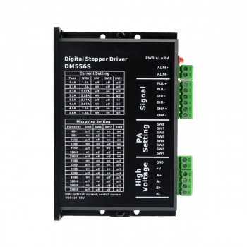 Zestaw silnika krokowego Nema 23 + sterownik 3 Nm 1-DM556S-23HS45 silnik krokowy ze sterownikiem