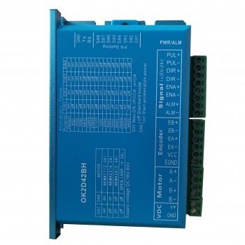 Zestaw silnika krokowego Nema 24 z zamkniętą pętlą 1-OK2D42BH-24HS26 2 Nm ze sterownikiem