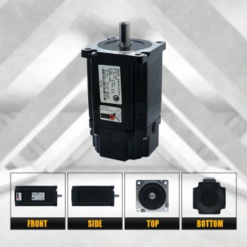 Zestaw silnika krokowego Nema34 z zamkniętą pętlą 86HB250-82B-HBS86 No Brake 1,8 stopnia 4,5 Nm ze sterownik HBS86