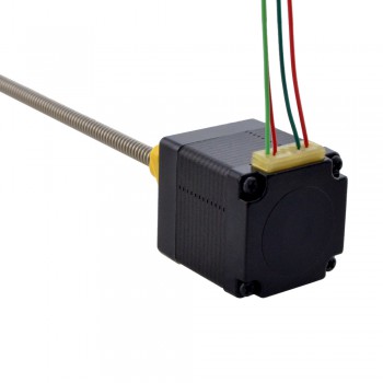 Zewnętrzny liniowy silnik krokowy NEMA 11 11E13S1004FD5-150RS skok na obrót 1,27mm skok 150mm