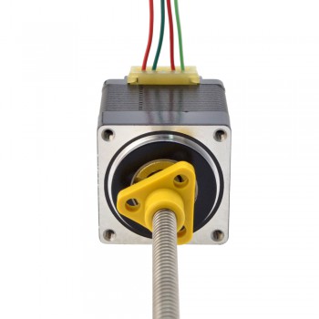 Zewnętrzny liniowy silnik krokowy NEMA 11 11E13S1004GD5-150RS skok na obrót 2,54mm skok 150mm