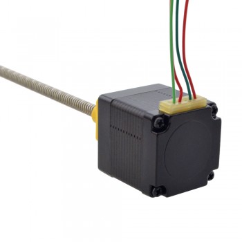 Zewnętrzny liniowy silnik krokowy NEMA 11 11E13S1004HD5-150RS skok na obrót 5,08mm skok 150mm