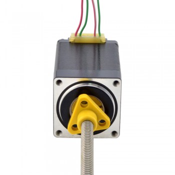 Zewnętrzny liniowy silnik krokowy NEMA 11 11E18S1004FD5-150RS skok na obrót 1,27mm skok 150mm