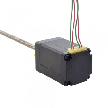 Zewnętrzny liniowy silnik krokowy NEMA 11 11E18S1004FD5-150RS skok na obrót 1,27mm skok 150mm