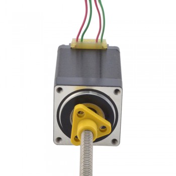 Zewnętrzny liniowy silnik krokowy NEMA 11 11E18S1004GD5-150RS skok na obrót 2,54mm skok 150mm