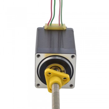 Zewnętrzny liniowy silnik krokowy NEMA 11 11E18S1004HD5-150RS skok na obrót 5,08mm skok 150mm