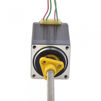Zewnętrzny liniowy silnik krokowy NEMA 11 11E18S1004ND5-150RS skok na obrót 10,16mm skok 150mm