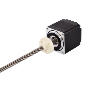 Zewnętrzny liniowy silnik krokowy Nema 11 skok na obrót 0,635mm 11LS13-04247-150E