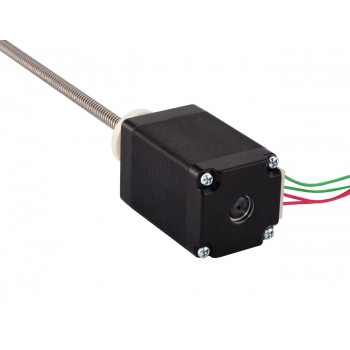 Zewnętrzny liniowy silnik krokowy Nema 11 skok na obrót 0,635mm 11LS18-07547-250E