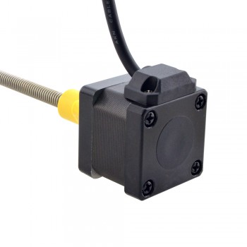 Zewnętrzny liniowy silnik krokowy NEMA 14 14E13S1504GF5-150RS skok na obrót 2,54mm skok 150mm
