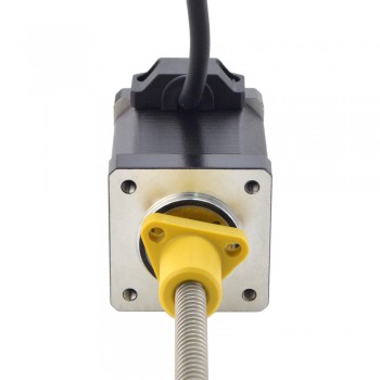 Zewnętrzny liniowy silnik krokowy NEMA 14 14E19S1504RF5-150RS skok na obrót 6,35mm skok 150mm