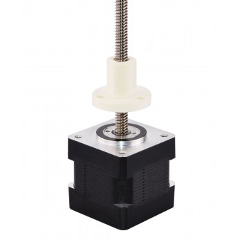 Zewnętrzny liniowy silnik krokowy Nema 14 skok na obrót 0,794mm 14LS13-0574P-150E