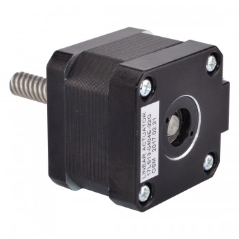Zewnętrzny liniowy silnik krokowy Nema 17 17E13S0404MB-032RB skok na obrót 8mm skok 32mm