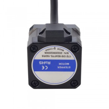 Zewnętrzny liniowy silnik krokowy NEMA 17 17E13S1504FF5-150RS skok na obrót 1,27mm skok 150mm