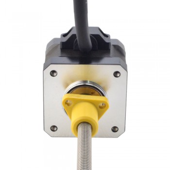 Zewnętrzny liniowy silnik krokowy NEMA 17 17E13S1504FF5-150RS skok na obrót 1,27mm skok 150mm