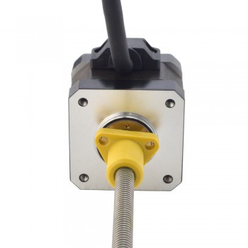 Zewnętrzny liniowy silnik krokowy NEMA 17 17E13S1504GF5-150RS skok na obrót 2,54mm skok 150mm