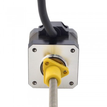 Zewnętrzny liniowy silnik krokowy NEMA 17 17E13S1504RF5-150RS skok na obrót 6,35mm skok 150mm