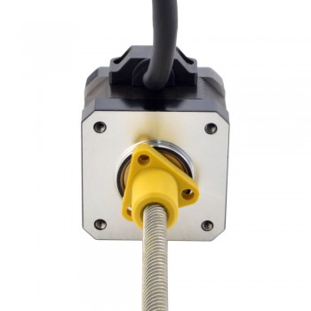 Zewnętrzny liniowy silnik krokowy NEMA 17 17E13S1504WF5-150RS skok na obrót 12,7mm skok 150mm