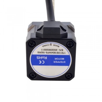 Zewnętrzny liniowy silnik krokowy NEMA 17 17E13S1504WF5-150RS skok na obrót 12,7mm skok 150mm