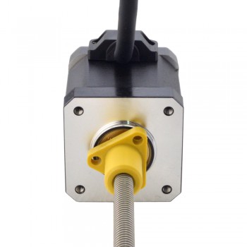 Zewnętrzny liniowy silnik krokowy NEMA 17 17E19S2504GF5-150RS skok na obrót 2,54mm skok 150mm