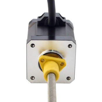 Zewnętrzny liniowy silnik krokowy NEMA 17 17E19S2504WF5-150RS skok na obrót 12,7mm skok 150mm