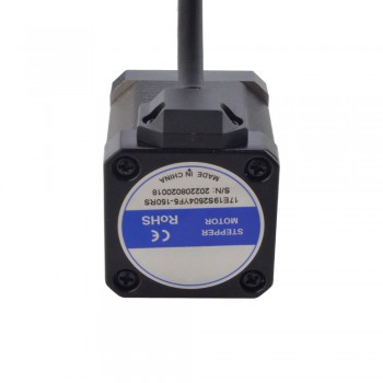 Zewnętrzny liniowy silnik krokowy NEMA 17 17E19S2504YF5-150RS skok na obrót 25,4mm skok 150mm