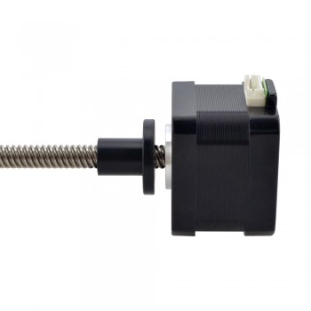 Zewnętrzny liniowy silnik krokowy Nema 17 17LE13-0404E-200G skok na obrót 8mm skok 200mm