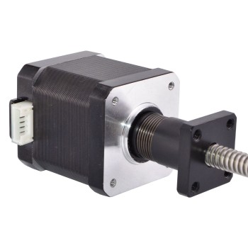 Zewnętrzny liniowy silnik krokowy Nema 17 17LS19-0406E-330Y skok na obrót 2mm