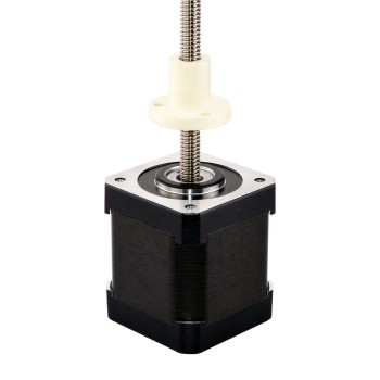Zewnętrzny liniowy silnik krokowy Nema 17 17LS19-1304P-250E skok na obrót 0,794mm