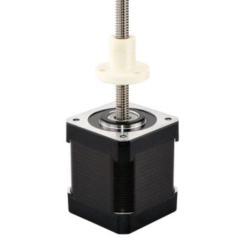 Zewnętrzny liniowy silnik krokowy Nema 17 skok na obrót 2,4384mm 17LS19-2604J-250E