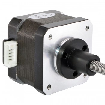 Zewnętrzny liniowy silnik krokowy Nema 17 skok na obrót 2mm 17LS13-0404E-100D