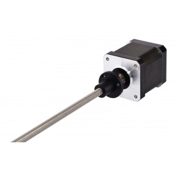 Zewnętrzny liniowy silnik krokowy Nema 17 skok na obrót 2mm 17LS19-1684E-300D