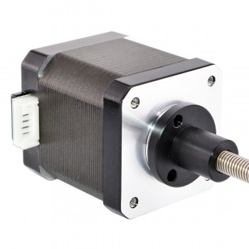Zewnętrzny liniowy silnik krokowy Nema 17 skok na obrót 2mm 17LS19-1684E-300D