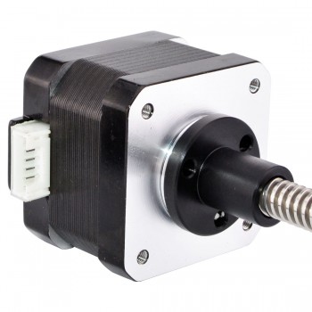 Zewnętrzny liniowy silnik krokowy Nema 17 skok na obrót 4mm 17LS13-0404E-150H