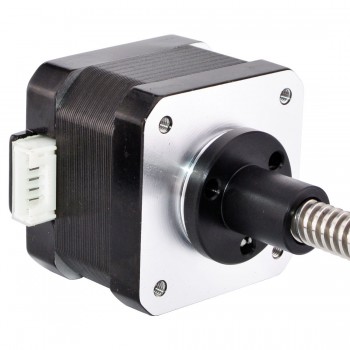 Zewnętrzny liniowy silnik krokowy Nema 17 skok na obrót 4mm 17LS13-0404E-200H