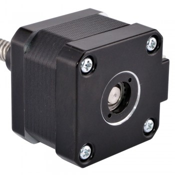 Zewnętrzny liniowy silnik krokowy Nema 17 skok na obrót 8mm 17LS13-0404E-150G