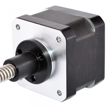 Zewnętrzny liniowy silnik krokowy Nema 17 skok na obrót 8mm 17LS13-0404E-150G