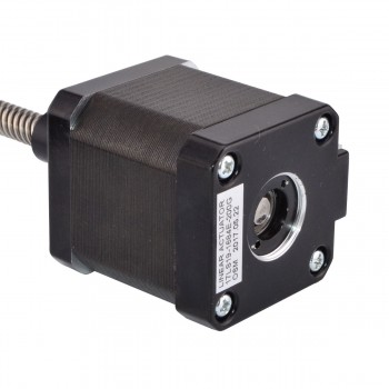 Zewnętrzny liniowy silnik krokowy Nema 17 skok na obrót 8mm 17LS19-1684E-200G