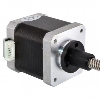 Zewnętrzny liniowy silnik krokowy Nema 17 skok na obrót 8mm 17LS19-1684E-300G