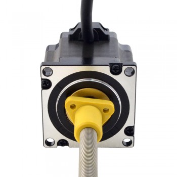 Zewnętrzny liniowy silnik krokowy NEMA 23 23E22S3004FG5-200RS skok na obrót 1,27mm skok 200mm
