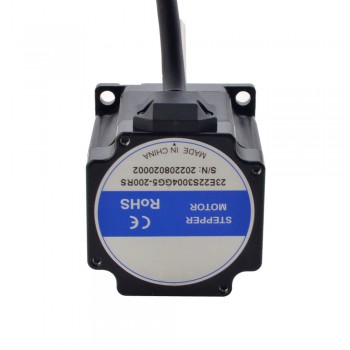 Zewnętrzny liniowy silnik krokowy NEMA 23 23E22S3004GG5-200RS skok na obrót 2,54mm skok 200mm
