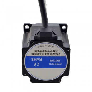 Zewnętrzny liniowy silnik krokowy NEMA 23 23E22S3004HG5-200RS skok na obrót 5,08mm skok 200mm