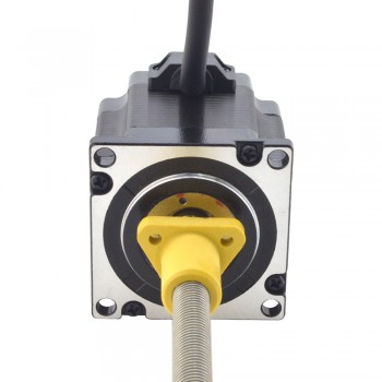 Zewnętrzny liniowy silnik krokowy NEMA 23 23E22S3004HG5-200RS skok na obrót 5,08mm skok 200mm