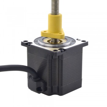 Zewnętrzny liniowy silnik krokowy NEMA 23 23E22S3004HG5-200RS skok na obrót 5,08mm skok 200mm
