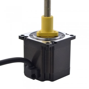 Zewnętrzny liniowy silnik krokowy NEMA 23 23E22S3004NG5-200RS skok na obrót 10,16mm skok 200mm