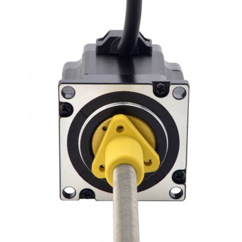 Zewnętrzny liniowy silnik krokowy NEMA 23 23E22S3004NG5-200RS skok na obrót 10,16mm skok 200mm