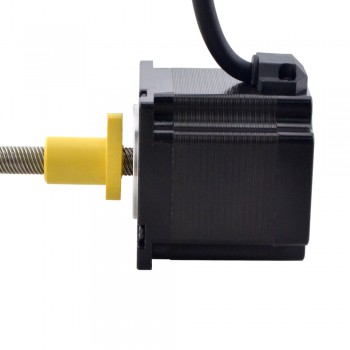 Zewnętrzny liniowy silnik krokowy NEMA 23 23E22S3004NG5-200RS skok na obrót 10,16mm skok 200mm